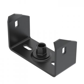 Centre suspension for cable tray, side height 60 mm, black