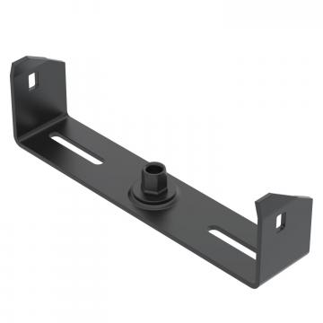 Centre suspension for cable tray, side height 60 mm, black