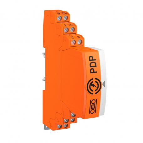 Connectable data cable protection, 2-pole, direct earthing, with visual signalling, 12 V  2 | 2-pole | 12 | 16 | Spaile