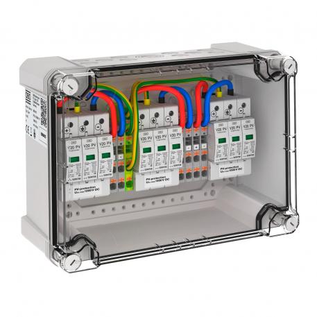 Generator connection box, type 2, for 3 x 1 string