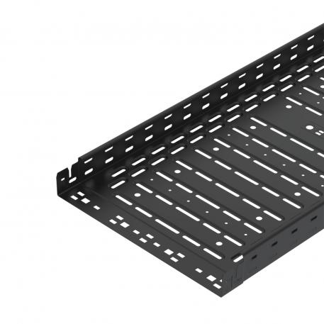 Cable tray RKS-Magic® 60 FS black 3050 | 400 | 60 | 0,9 | nē | melns; RAL 9005 | Tērauds | PES135 – poliesters