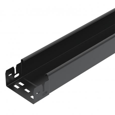 Cable tray MKS-Magic® 60, unperforated, black 3050 | 100 | 60 | 1 | nē | melns; RAL 9005 | Tērauds | PES135 – poliesters