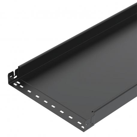 Cable tray MKS-Magic® 60, unperforated, black 3050 | 400 | 60 | 1 | nē | melns; RAL 9005 | Tērauds | PES135 – poliesters