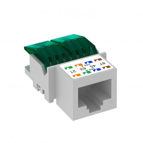 Datu pārraides pieslēguma modulis RJ45, kat. 5e, neekranēts